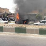 تصادف منجر به آتش سوزی در دزفول مرگ راننده را رقم زد